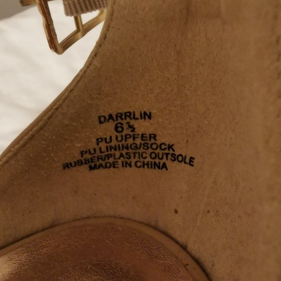 Madden Girl Beige Heeled Sandals - Picture 3 of 3